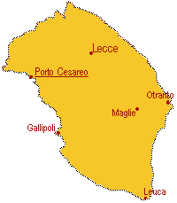 Porto Cesareo: posizione geografica