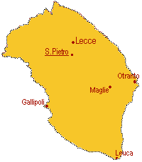 San Pietro in Lama: posizione geografica