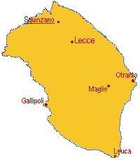 Squinzano: posizione geografica
