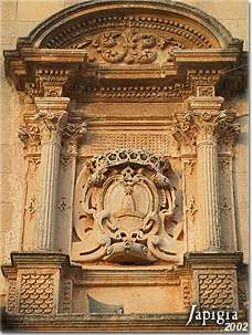 Zollino, il portale della Chiesa di sant Anna (2002)